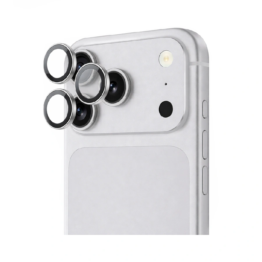 Защитное стекло на камеру WIWU Titan совместимое с iPhone 17 Pro/17 Pro Max Silver (серебро)