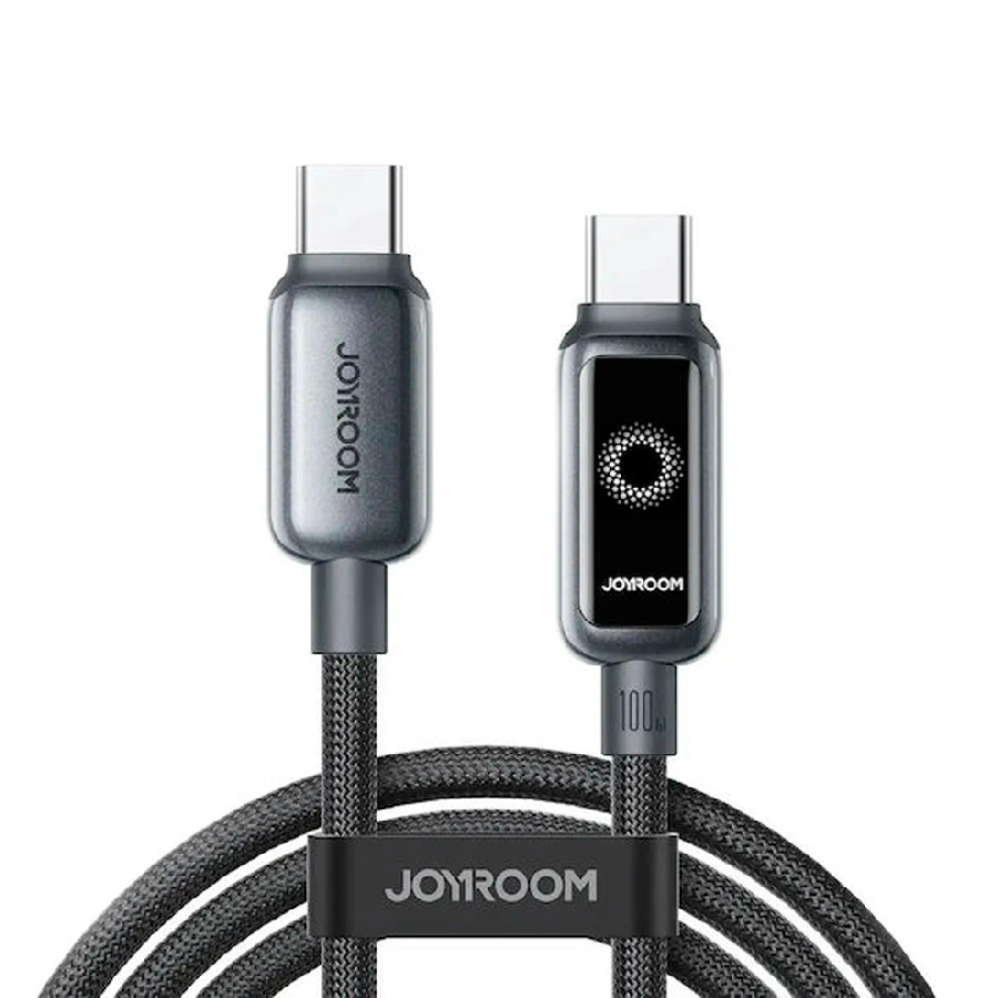 Кабель JoyRoom Type-C/Type-C S-A55 100W 1.2м черный