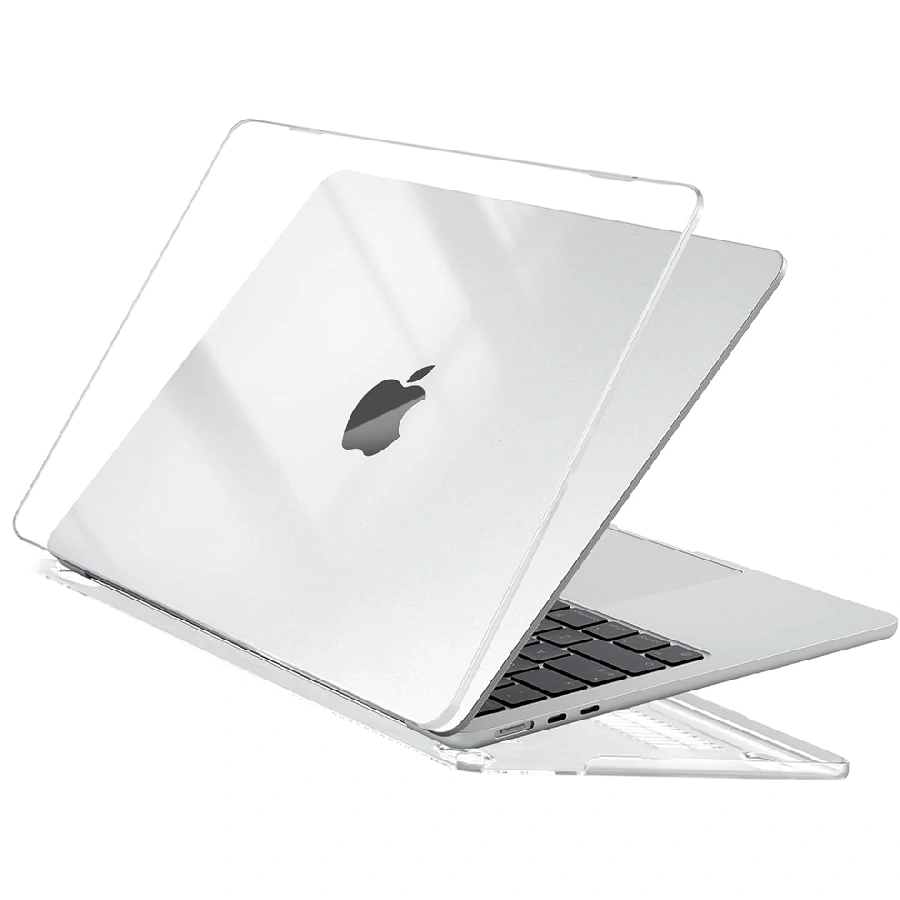 Пластиковый чехол Keephone Vocoo Crystal совместимый с Macbook Air 13 (2022/2024) прозрачный