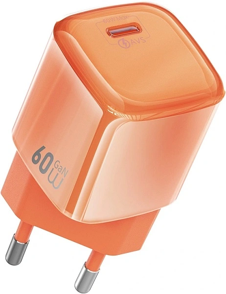 Сетевое зарядное устройство Wiwu Jade (Wi-G037) 60W Type-C оранжевое