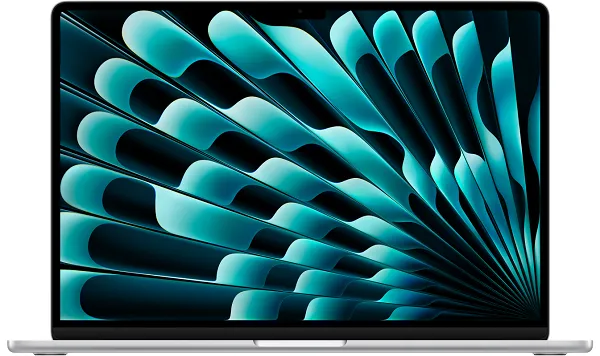 Apple MacBook Air 15" 2025 (M4, 10C CPU/10C GPU) 16 ГБ 256 ГБ SSD MW1G3 silver