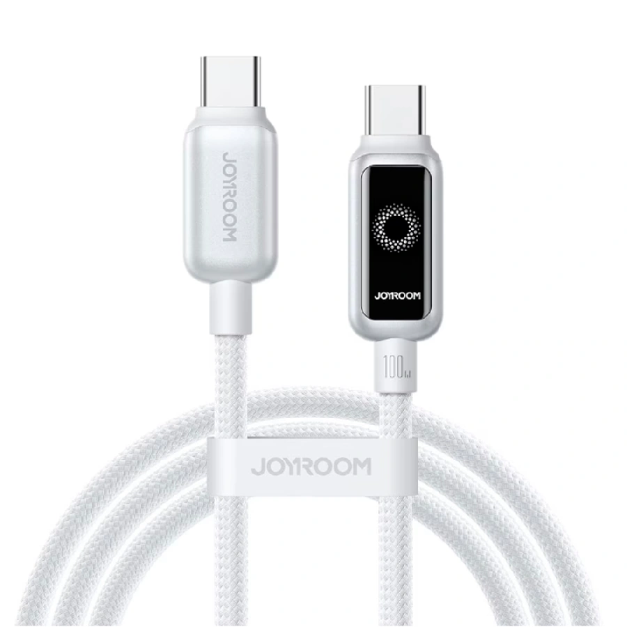 Кабель JoyRoom Type-C/Type-C S-A55 100W 1.2м белый