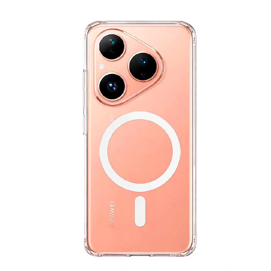 Противоударная накладка Cabal Premium Clear Case c MagSafe для Huawei Pura 80 прозрачная