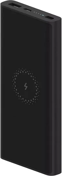 Внешний аккумулятор Ксиаоми Wireless Power Bank Youth Edition 10000 mAh 10W (WPB15PDZ) черный