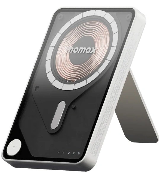 Внешний аккумулятор Momax X Pro с MagSafe 5000 mAh белый