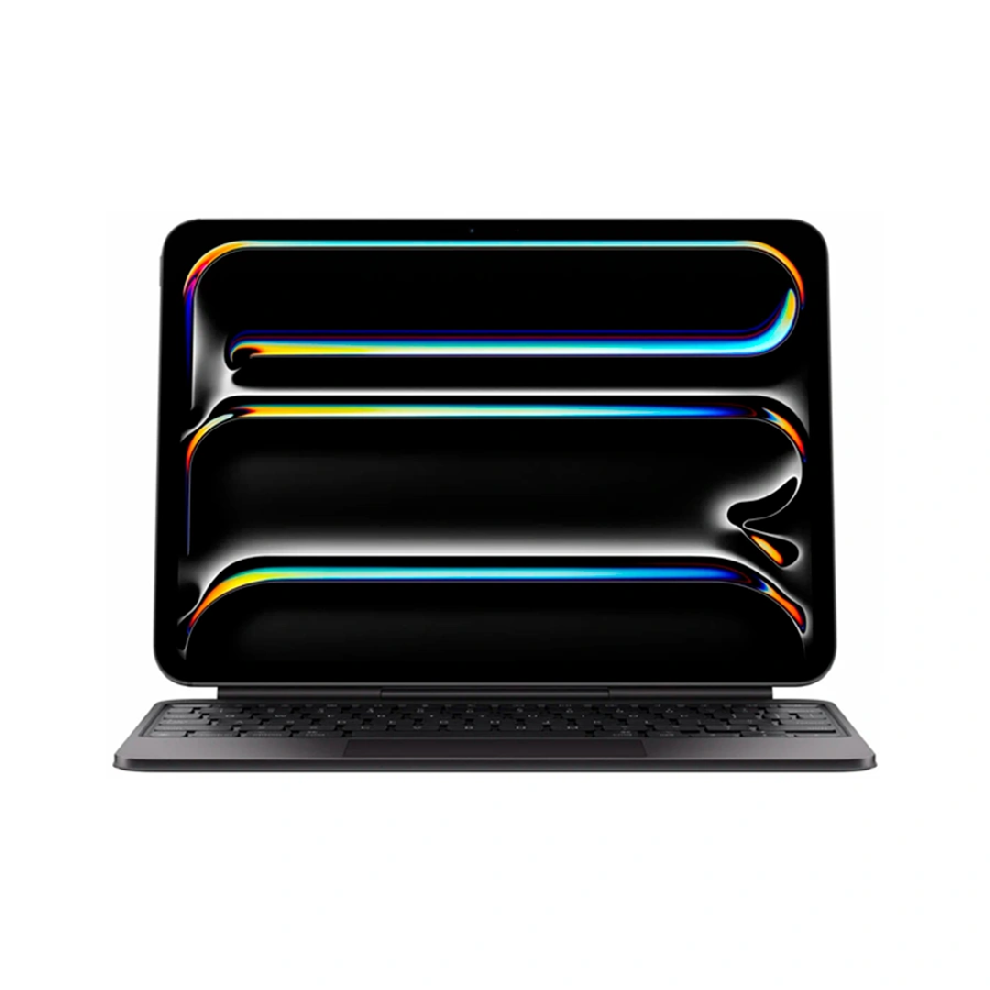 Чехол-клавиатура Touch Keyboard Case совместимая с iPad Pro 11" (2024) (русская гравировка) черная