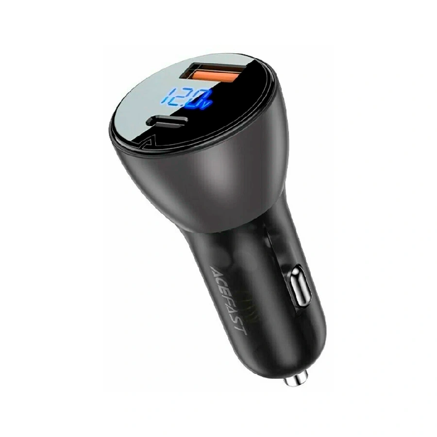 Автомобильное зарядное устройство Acefast USB/Type-C 63W