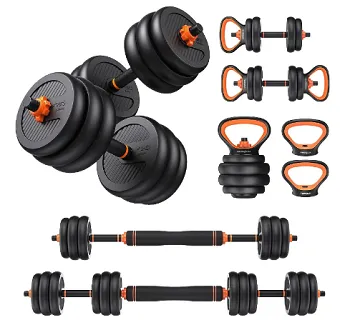 Трансформер Многофункциональные гантели Hyperfit Feierdun Kraft P-15
