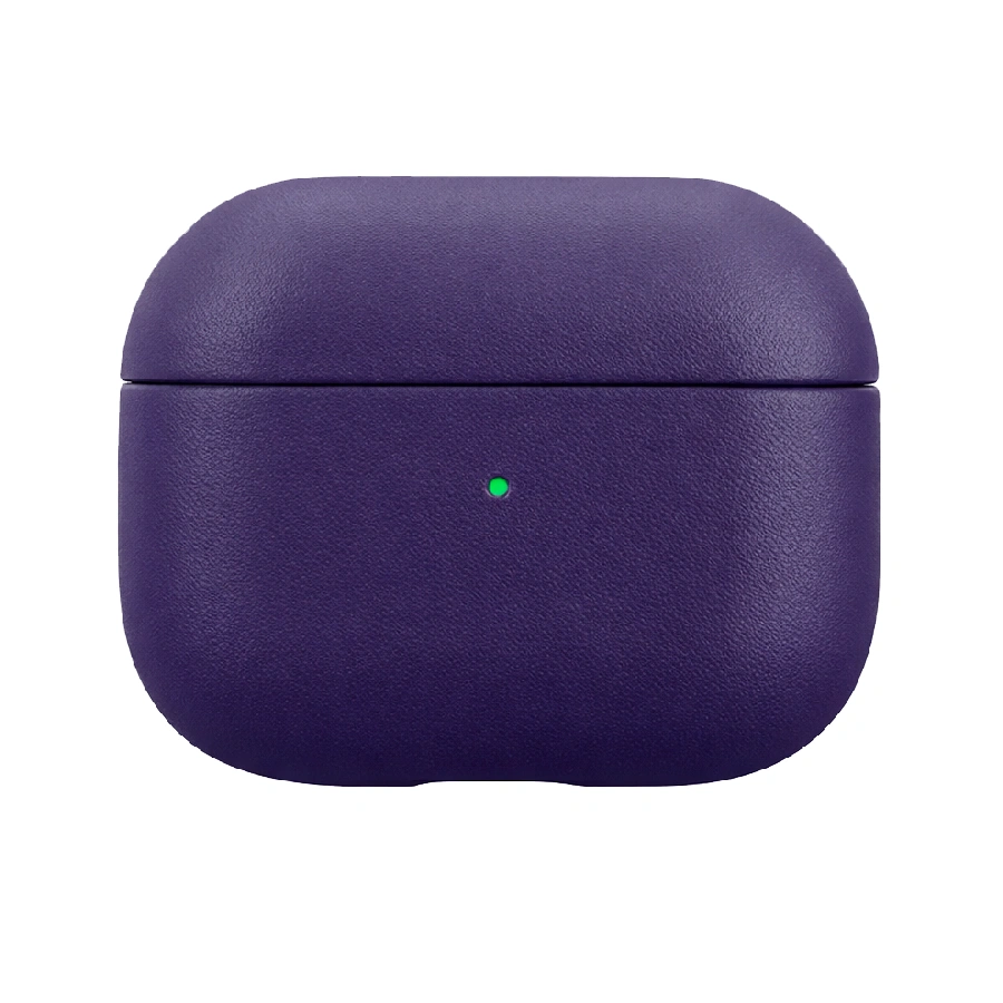 Кожаный чехол для AirPods 3 K-Doo фиолетовый