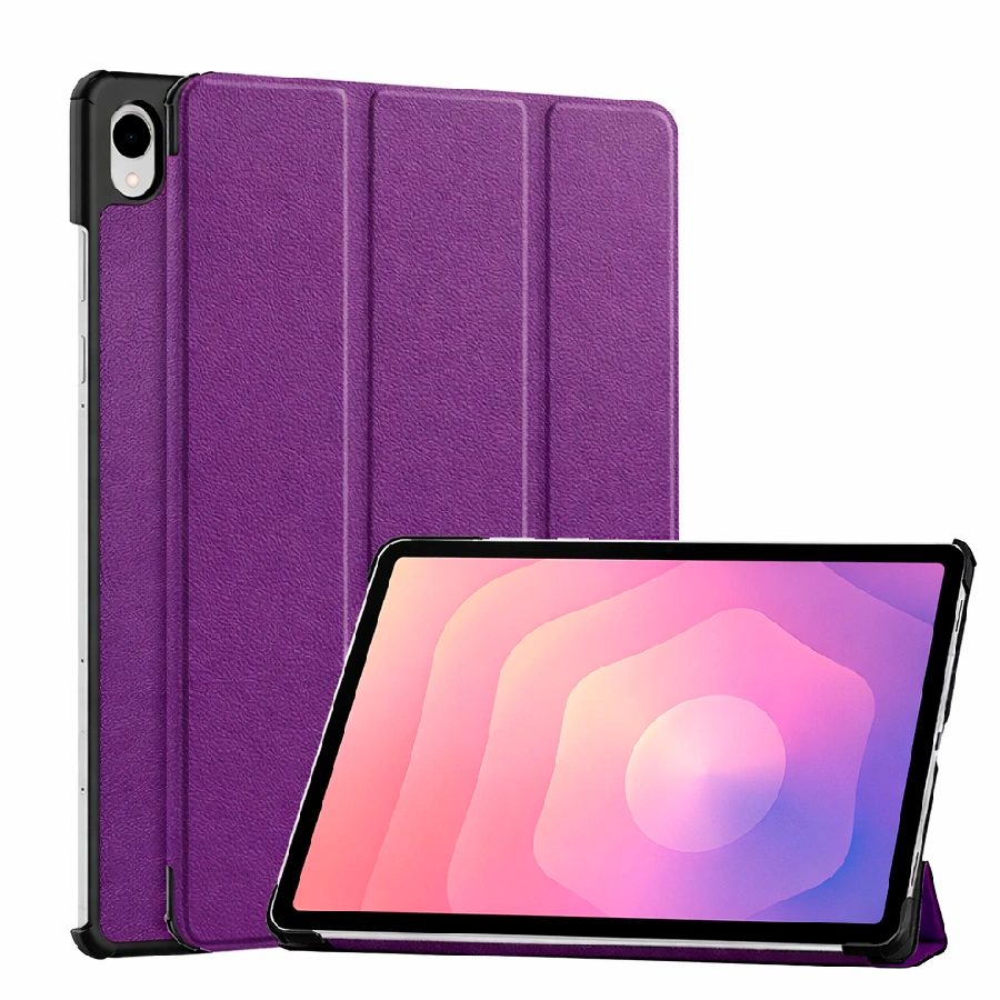 Чехол-книжка совместимая с Samsung Tab S11 фиолетовая
