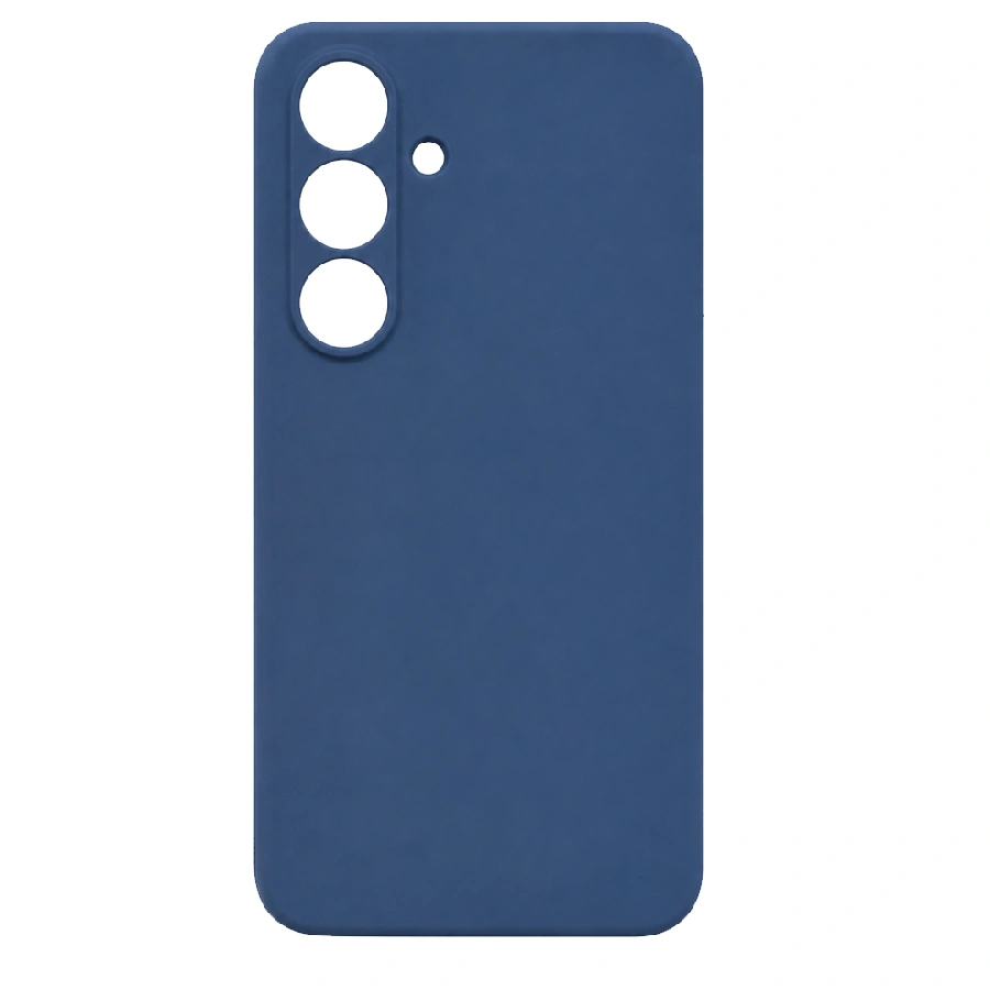 Накладка Silicone Case совместимая с Samsung S25 FE синяя (SC)