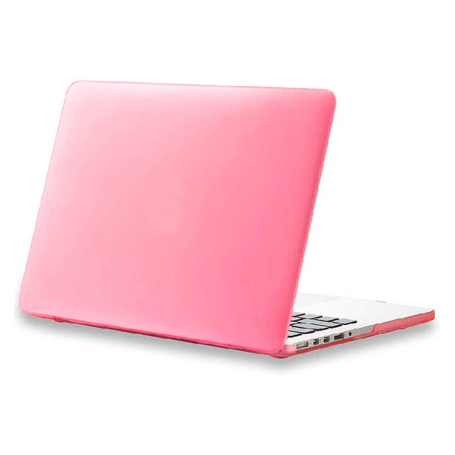 Пластиковый чехол Gurdini HardShell Case для Macbook Air 13.6"(2022-2024) матовый розовый