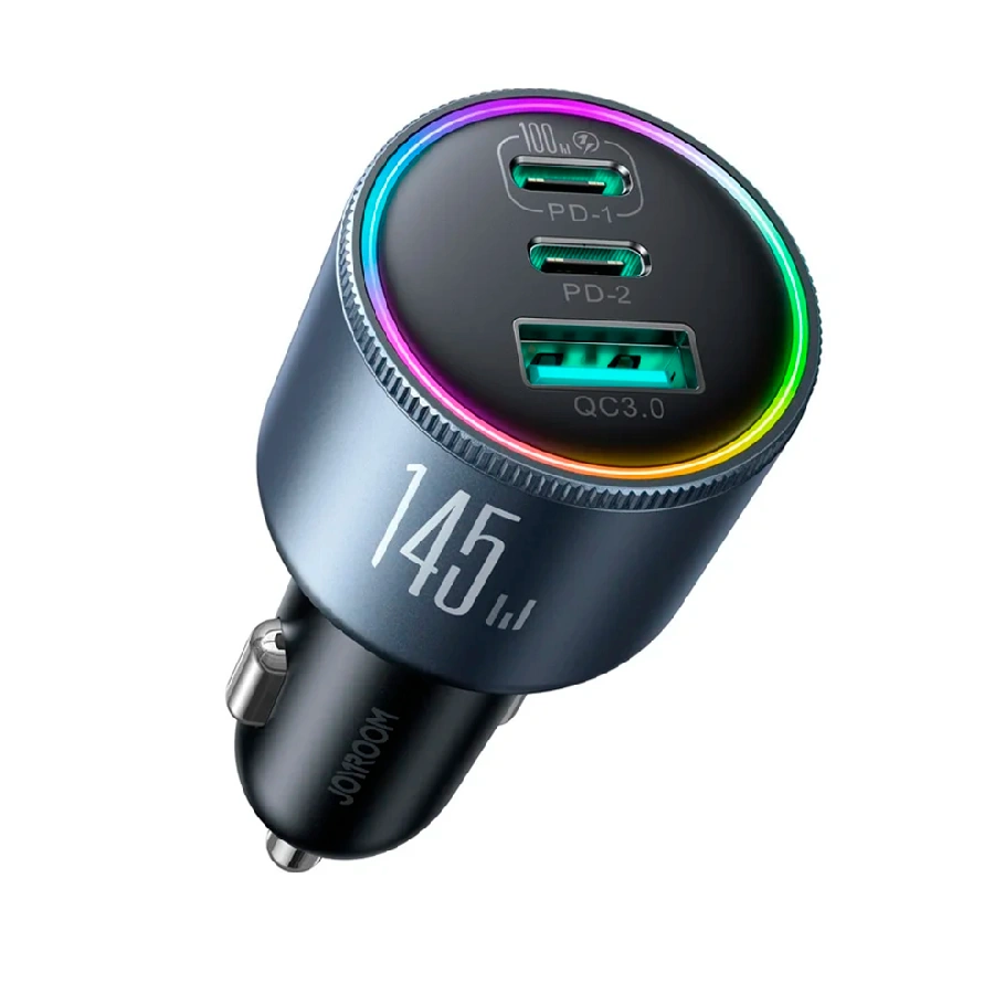 Автомобильное зарядное устройство Joyroom (JR-CCN07) USB/2Type-C 145W