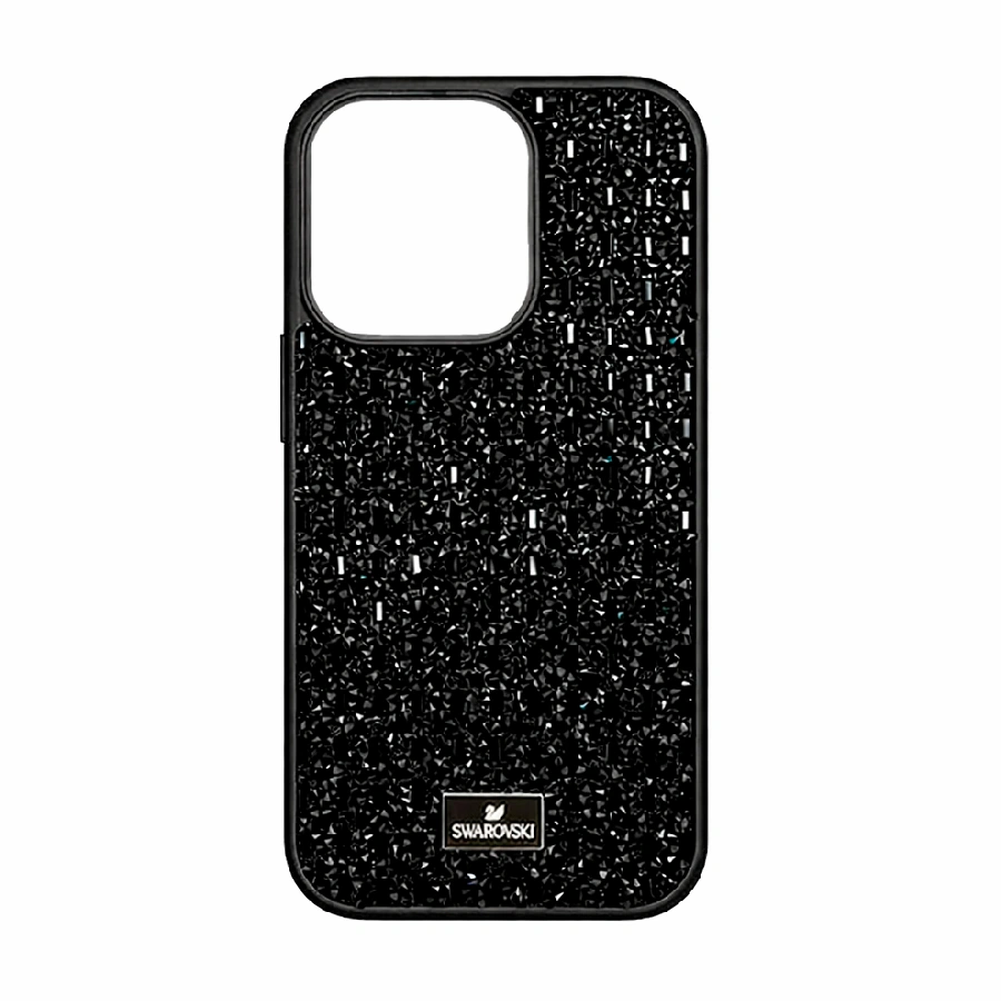 Накладка SWAROVSKI совместимая с 15 Pro со стразами Black