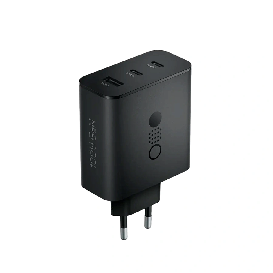 Сетевое зарядное устройство Nothing (C349) (Type-Cх2+USB) 100w черный + кабель C-C