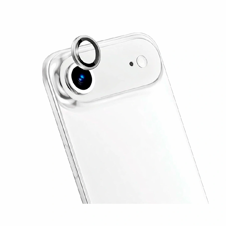Защитное стекло на камеру WIWU Titan совместимое с iPhone 17 Air Silver (серебро)
