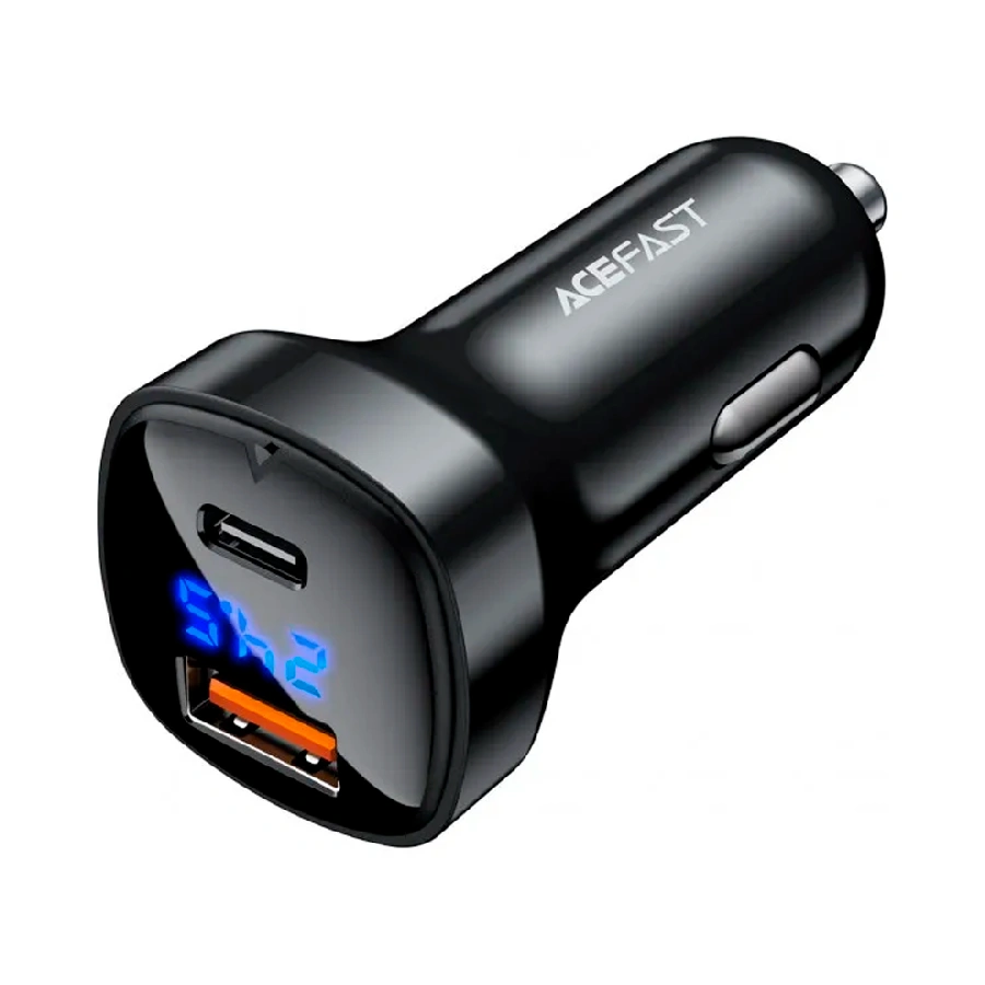 Автомобильное зарядное устройство Acefast USB/Type-C 66W