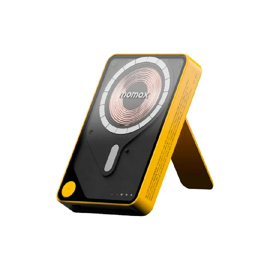 Внешний аккумулятор Momax X Pro+ с MagSafe 10000 mAh желтый