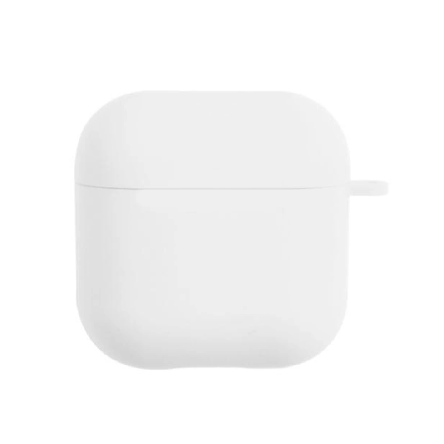Силиконовый чехол Protective Case совместимый с AirPods 4 белый
