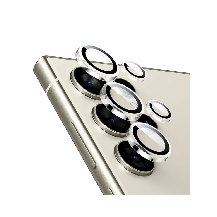 Защитное стекло на камеру Keephone совместимое с Samsung Galaxy S24 Ultra прозрачное