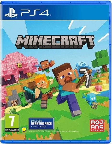 Minecraft + 700 Coins для PS4 (Русская версия) (Русская обложка)