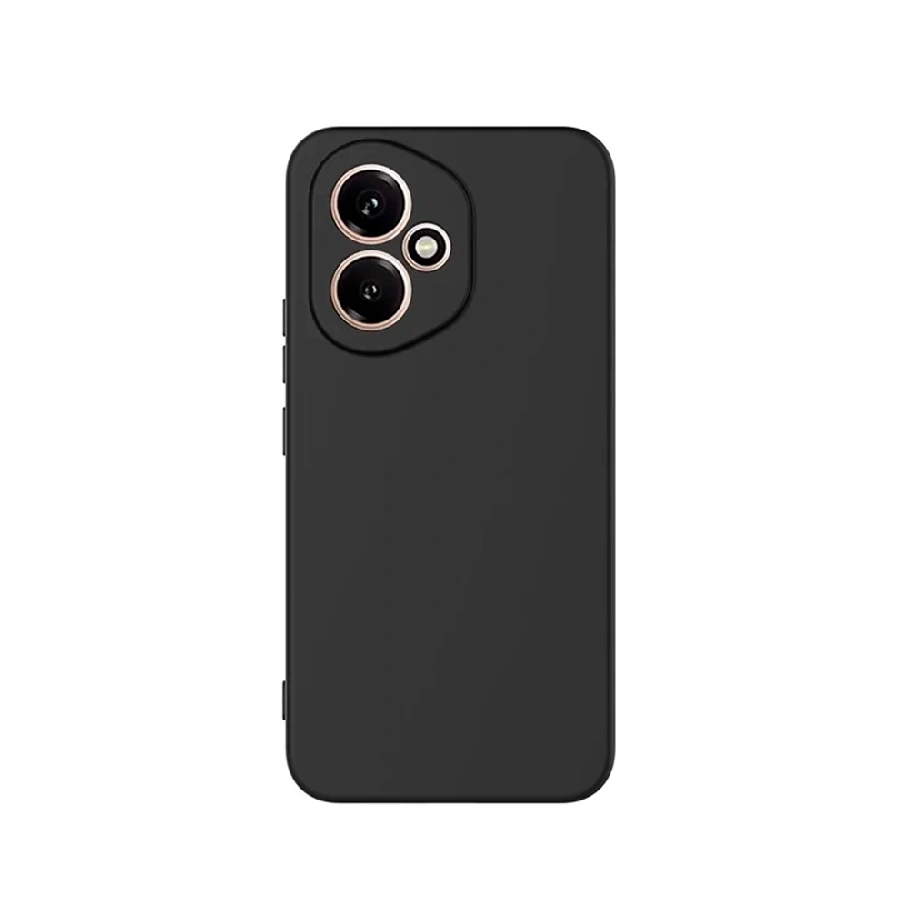 Накладка Silicone Case совместимая с Honor 400 черная