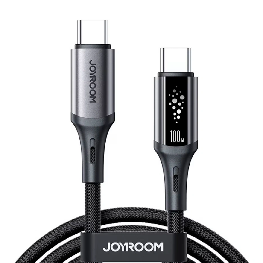 Кабель JoyRoom Type-C/Type-C S-A60 100W 1.2м черный