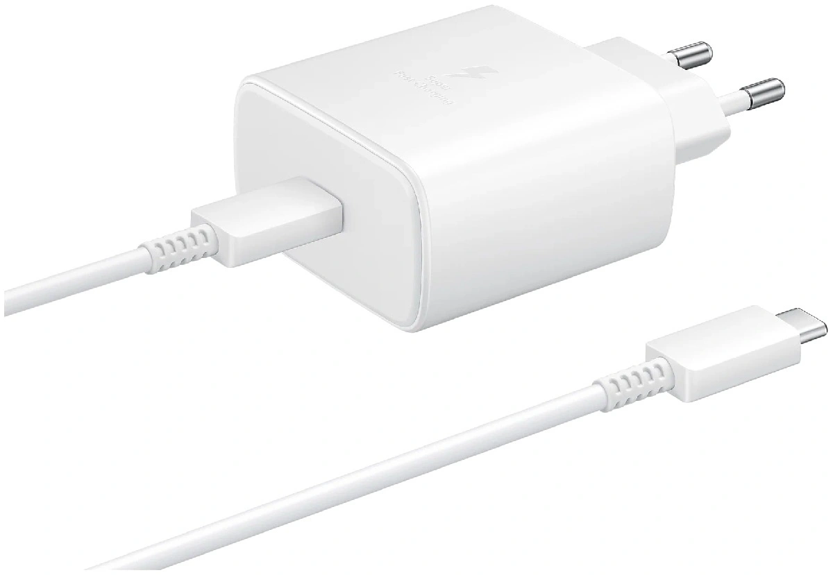 Сетевое зарядное устройство Samsung 45W (TA845NBEGEU) Type-C/PD белый EAC