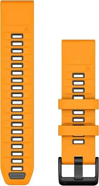 Силиконовый ремешок для Garmin Fenix 8 47mm Quickfit 22 mm (Orange) (010-13392-01)