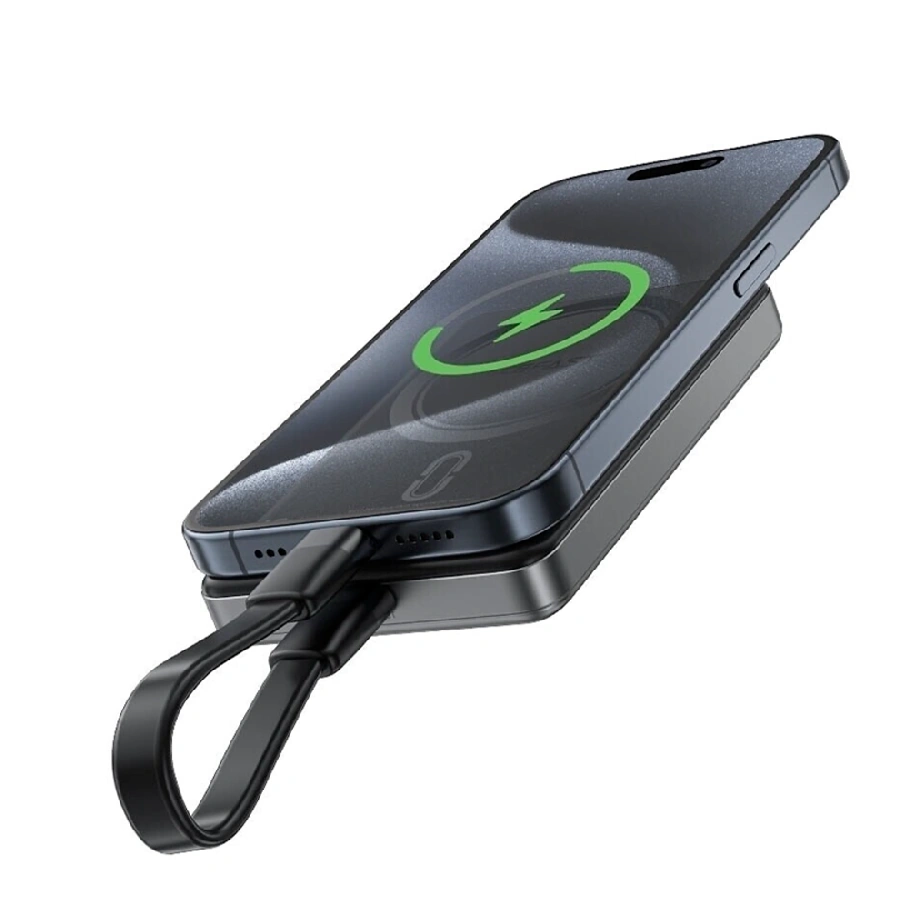 Внешний аккумулятор AceFast М12 MagSafe 10000 mAh 20W черный ССС