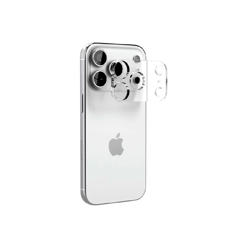 Защитное стекло на модуль камеры LENS SHIELD совместимое с iPhone 17 Pro Max прозрачное