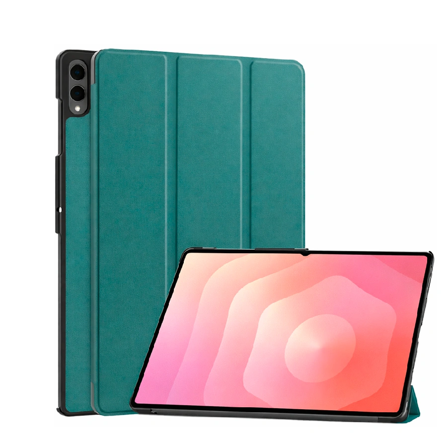 Чехол-книжка совместимая с Samsung Tab S11 Ultra темно-зеленый
