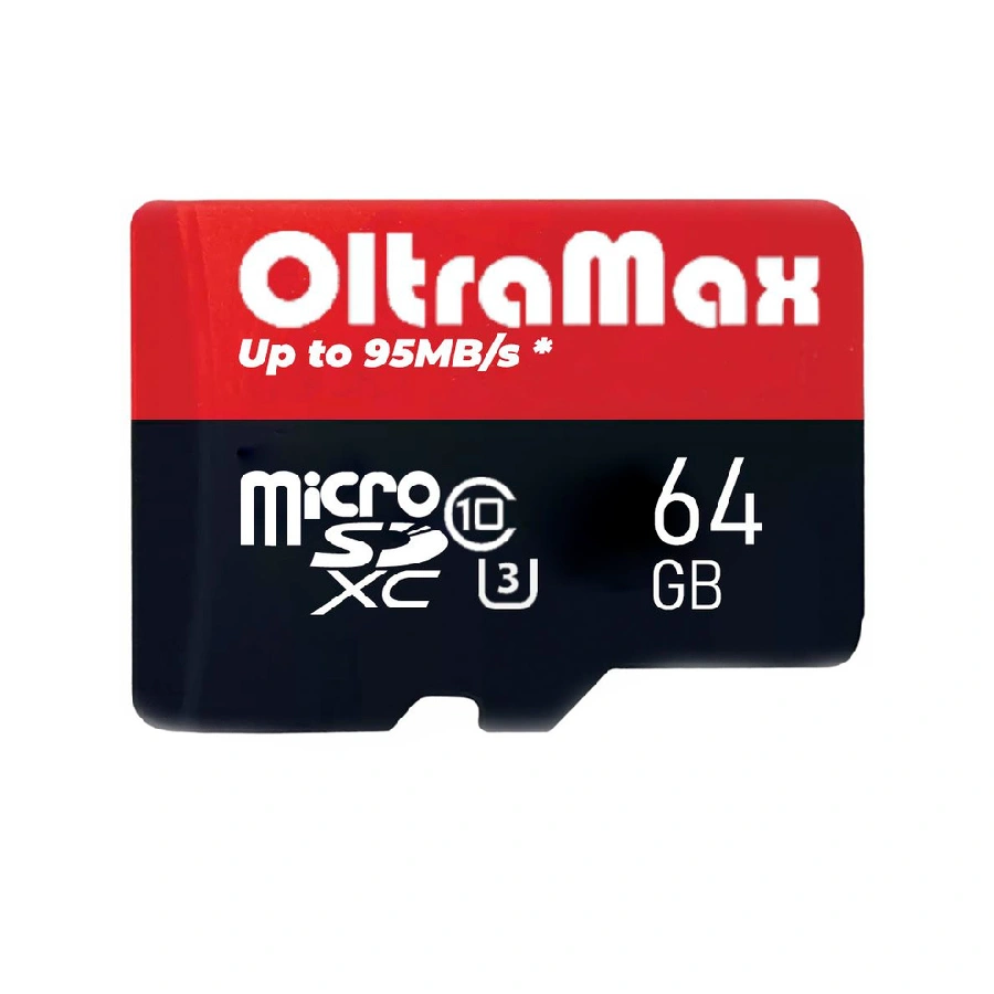 Карта памяти OltraMax Micro SD 64GB 10 класс 95MB/s