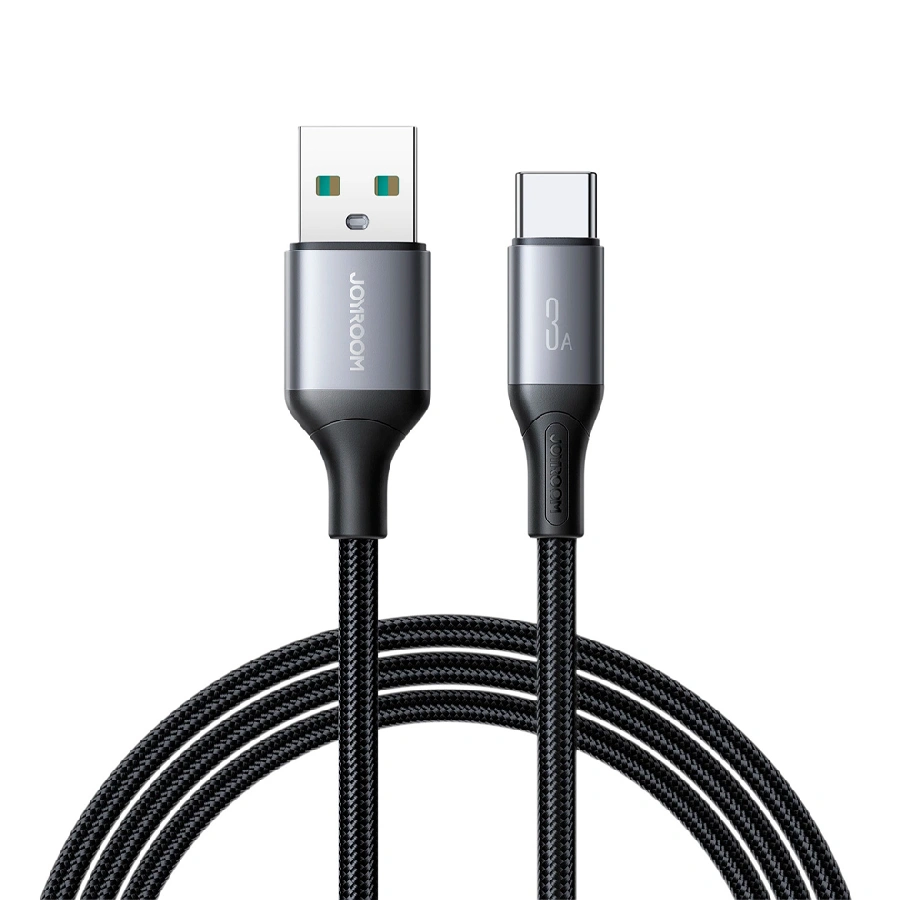 Кабель JoyRoom USB/Type-C S-A28 3А 1м черный