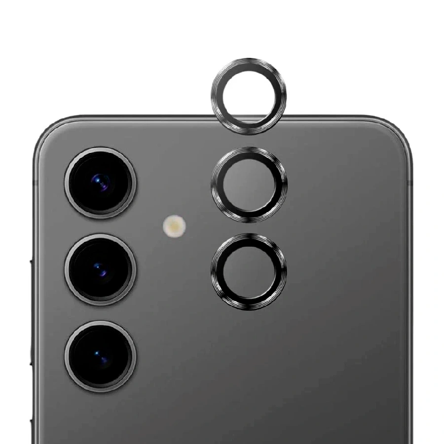 Защитное стекло на камеру для Samsung S24 Gorilla Corning Glass XC-30 черное