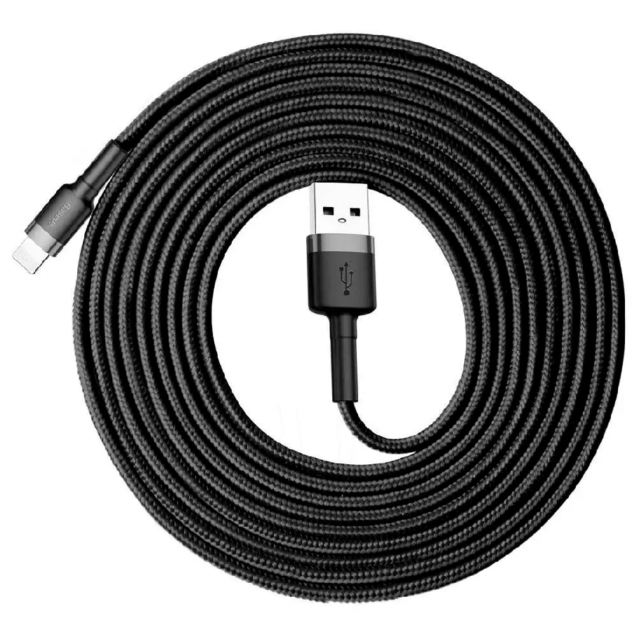 Кабель Baseus USB/Lighting 2.0A 3m черный