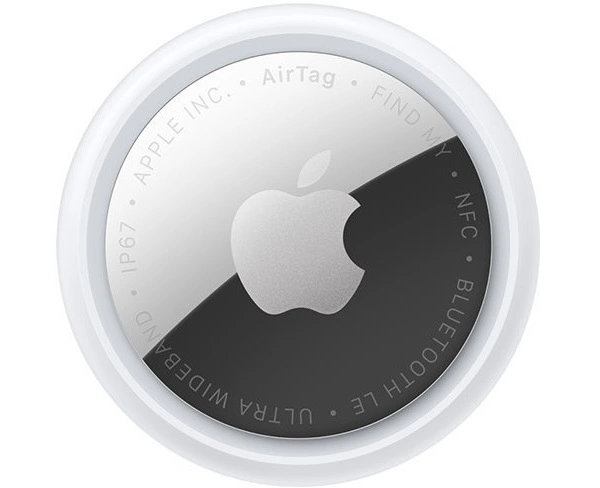 Трекер Apple AirTag (2nd generation) белый/серебристый (MFE94Z)