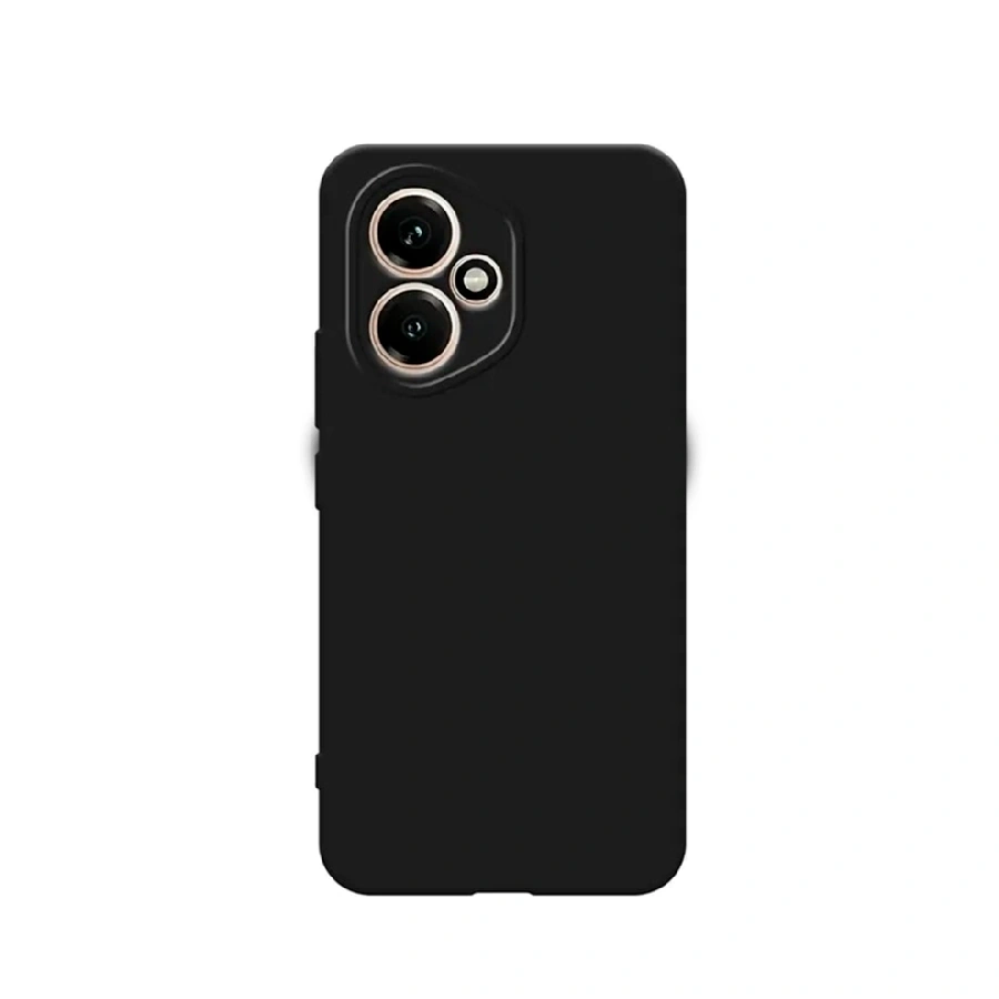 Накладка Silicone Case совместимая с Honor 400 PRO черная