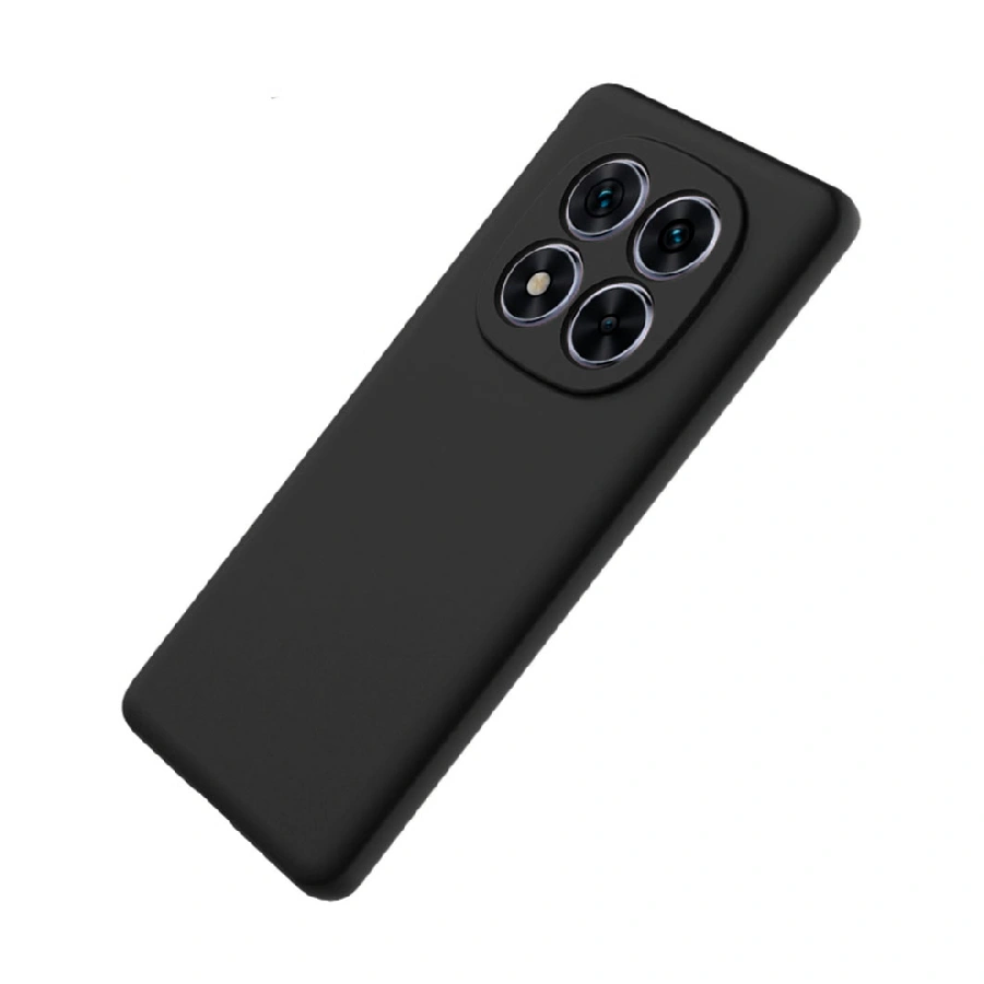 Силиконовая накладка Partner совместимая с Рэдми Нот 15 Pro 5G черная