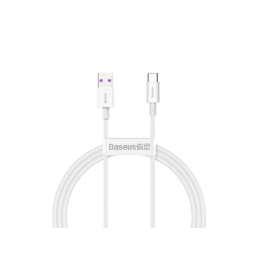 Кабель Baseus High Current USB/Type-C 66W 2м белый