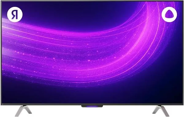 ЖК 55" Телевизор Яндекс ТВ Про с Алисой YNDX-00101 4K UHD 3840x2160 Smart TV черный