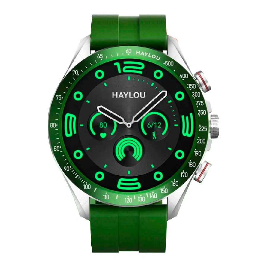 Умные часы Haylou Solar Pro LS18 Green (зеленые)_