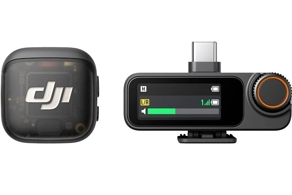 Комплект беспроводного микрофона DJI Mic 3 (1 TX + 1 RX) черный (EAC)