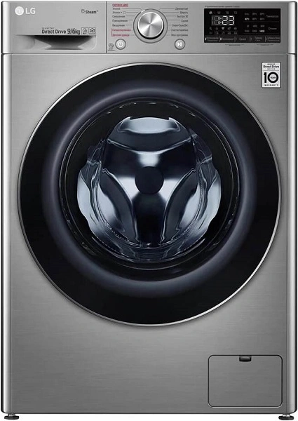 Стирально-сушильная машина LG F4V5VG2S серая (EAC)