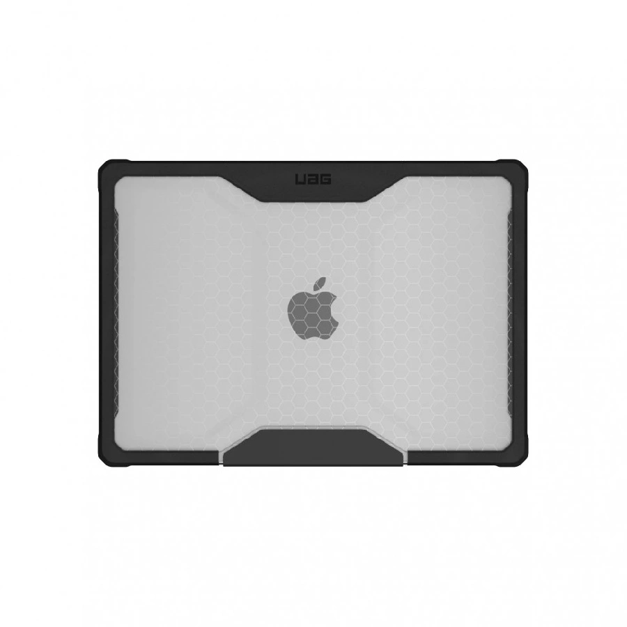 Пластиковый чехол UAG PLYO совместимый с Macbook Pro 14 (M1/M2/M3/M4 2021-2024) прозрачный черный кант