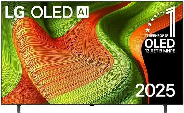 83" Телевизор LG OLED83B5RLA.ARUG 2025 (4K UHD, OLED, 120 Гц) черный