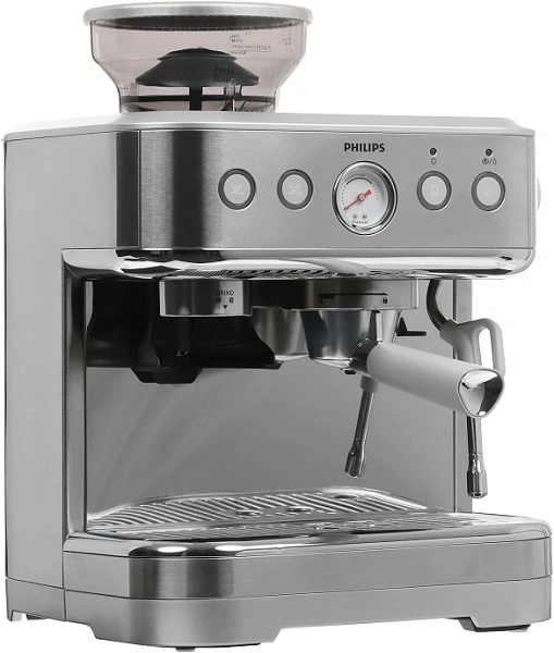 Комбинированная Кофемашина Philips PSA2218/00 (ручной капучинатор), серебристая