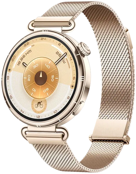 Умные часы Смарт-часы Huawei Watch GT 6 (KSU-B19) 41 mm золотой ремешок миланского плетения EAC
