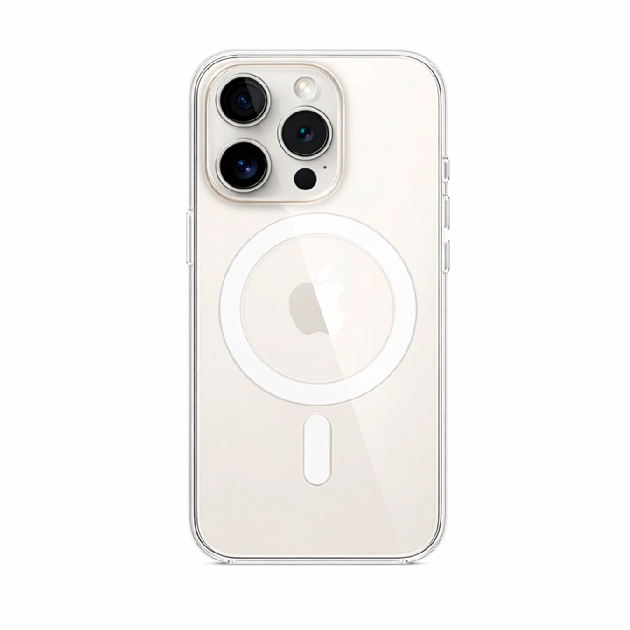 Пластиковая накладка Kzdoo Guardian совместимая с Apple iPhone 15 Pro прозрачная