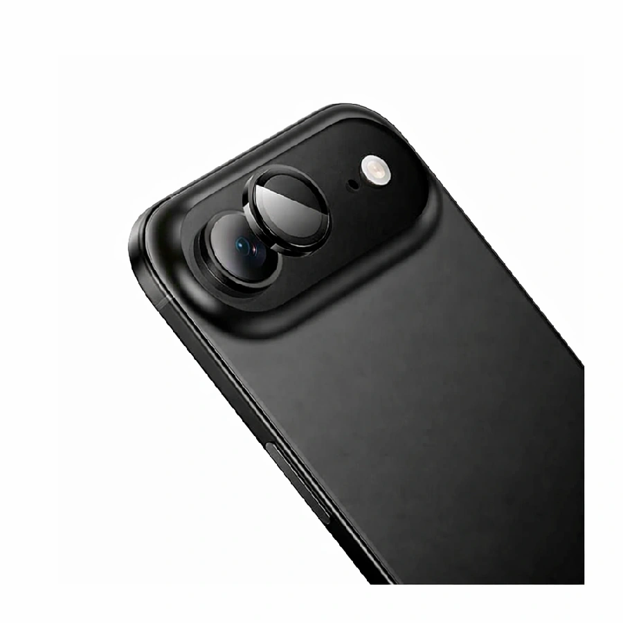Защитное стекло на камеру WIWU Titan совместимое с iPhone 17 Air Black (черное)